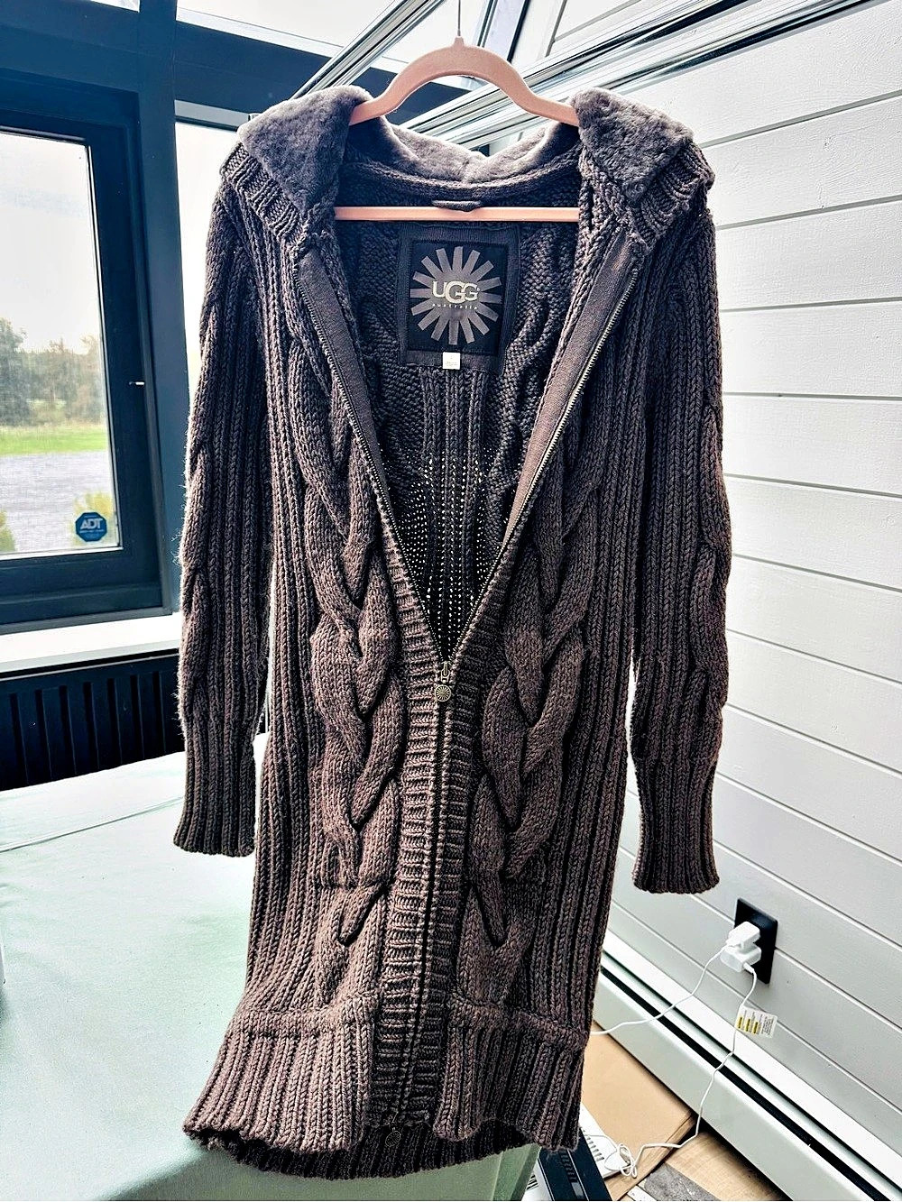 ✨ Vintage UGG Australia Chunky Cable Knit Sweater Jacket ✨